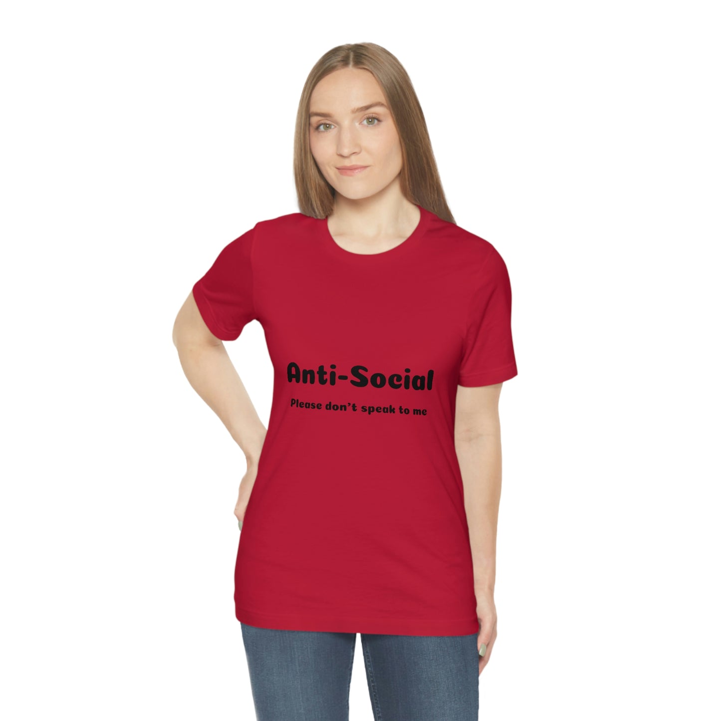 Anti-Social Unisex Jersey Short Sleeve Tee