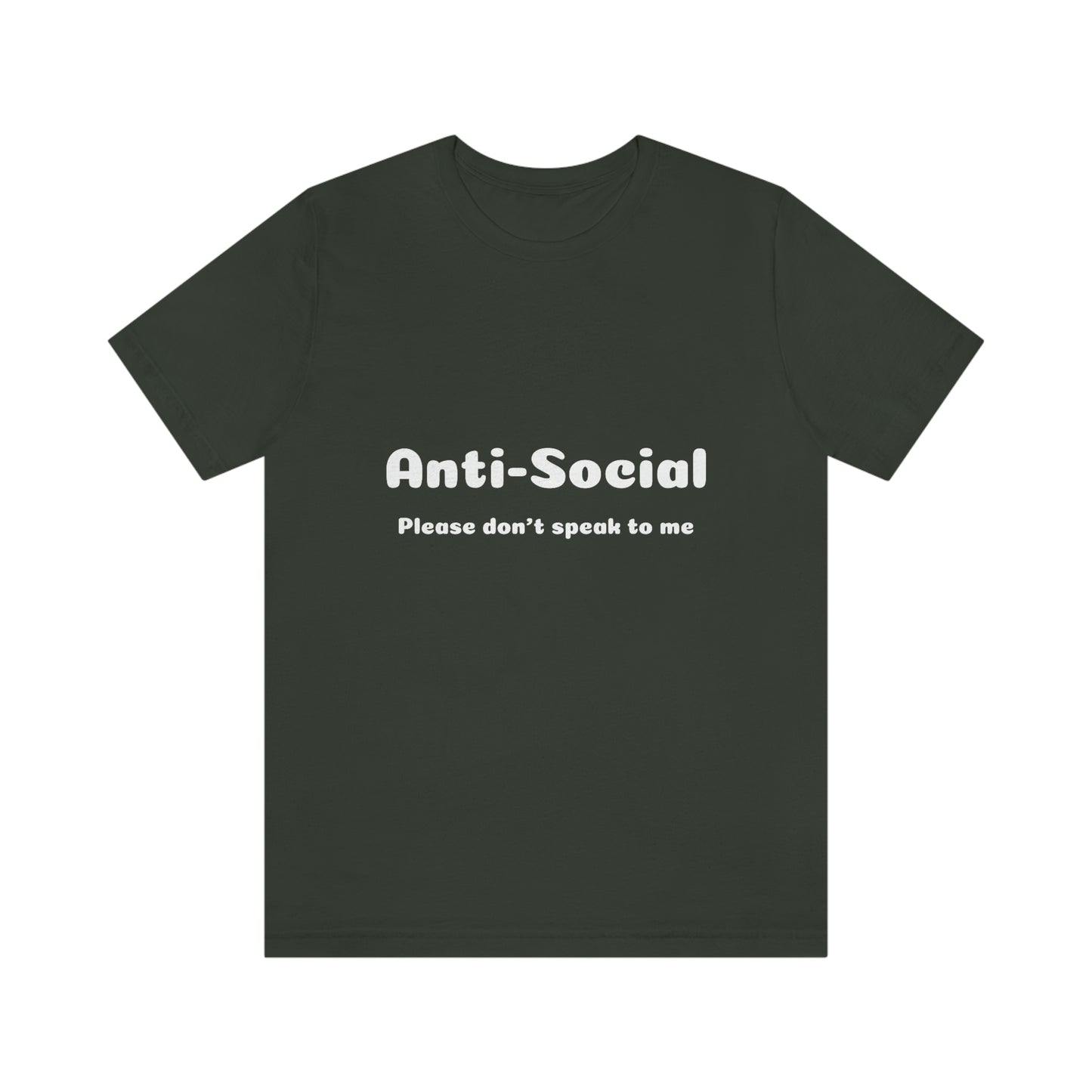 Anti-Social Unisex Jersey Short Sleeve Tee