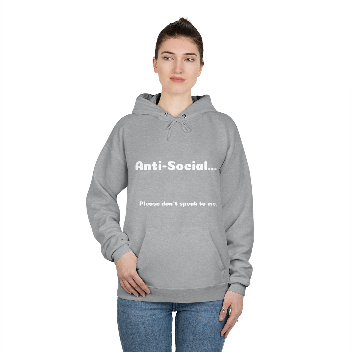 Anti-Social Unisex EcoSmart® Pullover Hoodie Sweatshirt