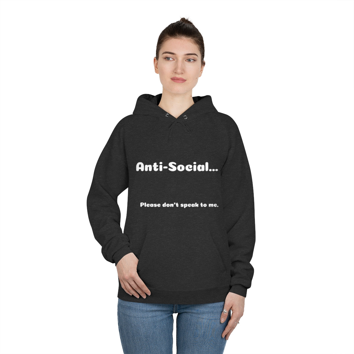 Anti-Social Unisex EcoSmart® Pullover Hoodie Sweatshirt