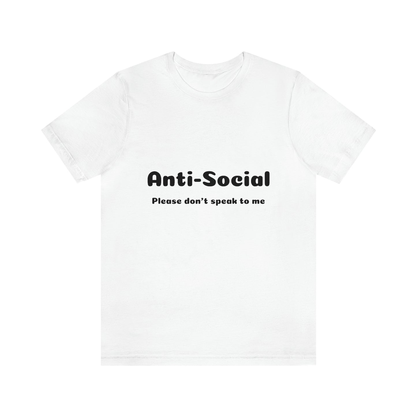 Anti-Social Unisex Jersey Short Sleeve Tee