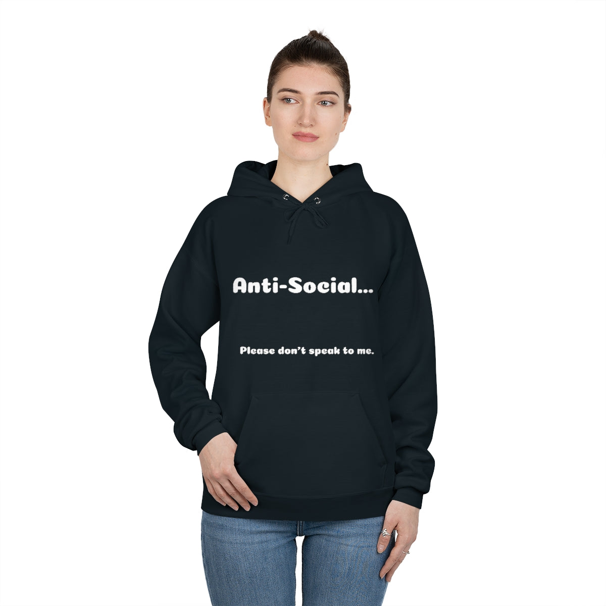 Anti-Social Unisex EcoSmart® Pullover Hoodie Sweatshirt