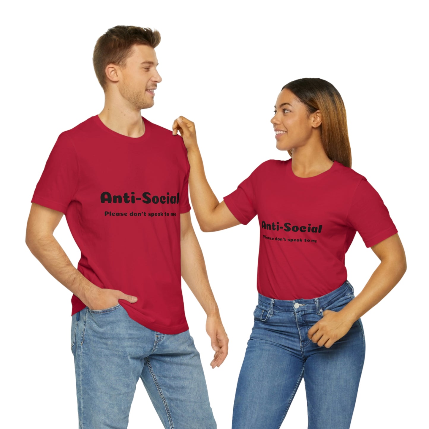 Anti-Social Unisex Jersey Short Sleeve Tee