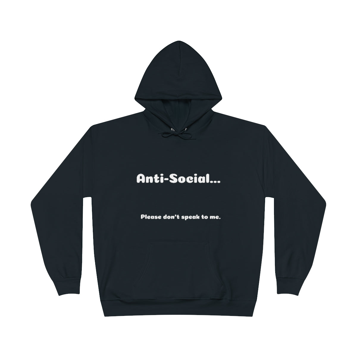 Anti-Social Unisex EcoSmart® Pullover Hoodie Sweatshirt